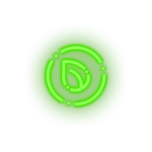 Load image into Gallery viewer, green 250_peer_coin_coin_crypto_crypto_currency led neon factory