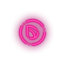 Load image into Gallery viewer, pink 250_peer_coin_coin_crypto_crypto_currency led neon factory