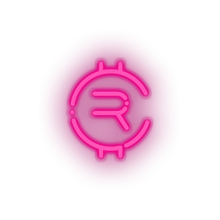 Load image into Gallery viewer, pink 255_rubycoin_coin_crypto_crypto_currency led neon factory