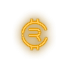 Load image into Gallery viewer, warm_white 255_rubycoin_coin_crypto_crypto_currency led neon factory