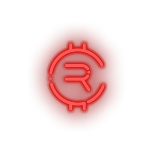 red 255_rubycoin_coin_crypto_crypto_currency led neon factory