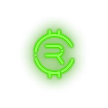 Load image into Gallery viewer, 255 rubycoin coin crypto crypto currency Neon led factory