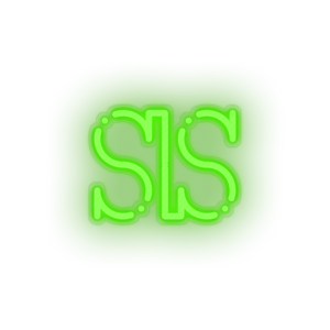green 256_salus_coin_crypto_crypto_currency led neon factory
