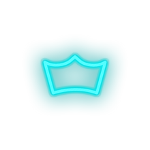 Load image into Gallery viewer, ice_blue 257_crown_coin_crypto_crypto_currency led neon factory