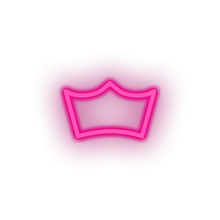 Load image into Gallery viewer, pink 257_crown_coin_crypto_crypto_currency led neon factory