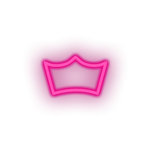 pink 257_crown_coin_crypto_crypto_currency led neon factory