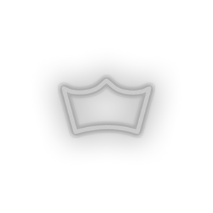 white 257_crown_coin_crypto_crypto_currency led neon factory