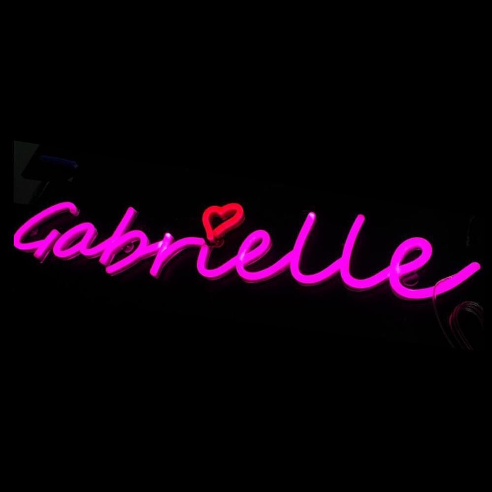Gabrielle name custom neon sign factory