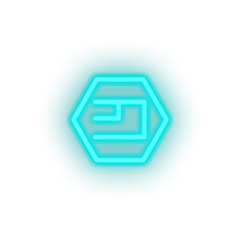 Load image into Gallery viewer, ice_blue 260_emercoin_coin_crypto_crypto_currency led neon factory