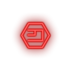 red 260_emercoin_coin_crypto_crypto_currency led neon factory