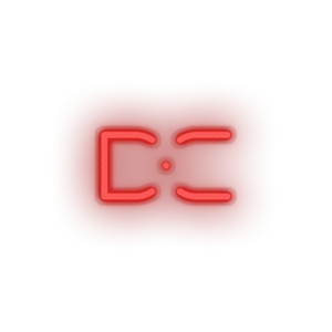 red 261_decent_coin_crypto_crypto_currency led neon factory