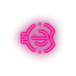pink 262_e_coin_coin_crypto_crypto_currency led neon factory