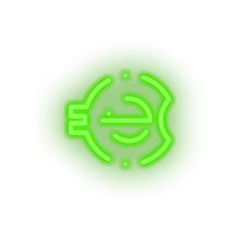 Load image into Gallery viewer, green 262_e_coin_coin_crypto_crypto_currency led neon factory