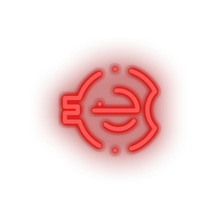 Load image into Gallery viewer, red 262_e_coin_coin_crypto_crypto_currency led neon factory
