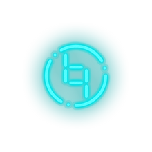 Load image into Gallery viewer, ice_blue 263_ybcoin_coin_crypto_crypto_currency led neon factory