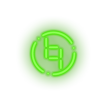 Load image into Gallery viewer, green 263_ybcoin_coin_crypto_crypto_currency led neon factory
