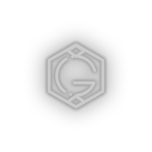 Load image into Gallery viewer, white 268_grid_coin_coin_crypto_crypto_currency led neon factory