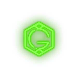 green 268_grid_coin_coin_crypto_crypto_currency led neon factory