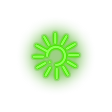 Load image into Gallery viewer, green 270_luck_chain_coin_crypto_crypto_currency led neon factory