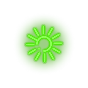 green 270_luck_chain_coin_crypto_crypto_currency led neon factory