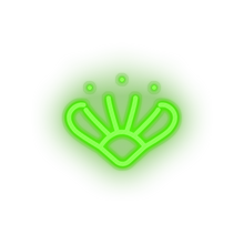 Load image into Gallery viewer, green 271_clams_coin_crypto_crypto_currency led neon factory