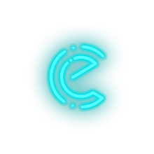 Load image into Gallery viewer, ice_blue 272_energy_coin_coin_crypto_crypto_currency led neon factory