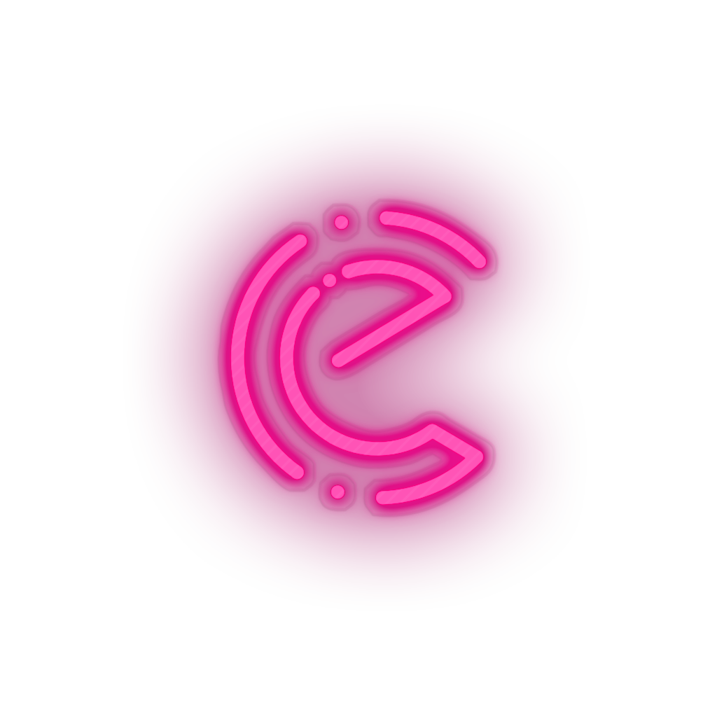 Energy Coin neon sign