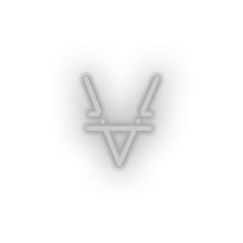 Load image into Gallery viewer, white 274_via_coin_coin_crypto_crypto_currency led neon factory