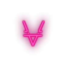 Load image into Gallery viewer, pink 274_via_coin_coin_crypto_crypto_currency led neon factory