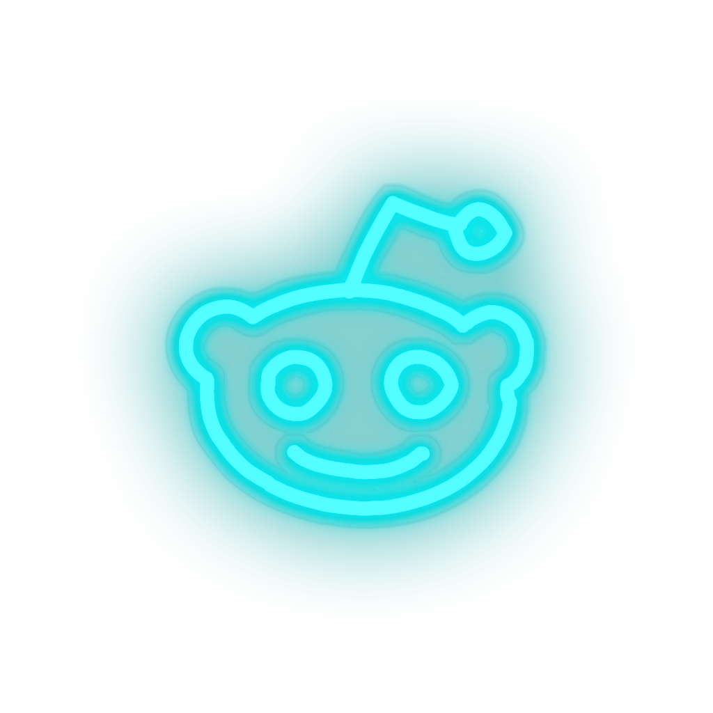 275 Reddit logo Neon led factory