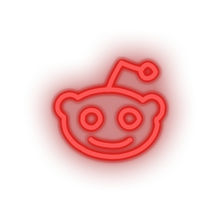 Load image into Gallery viewer, red 275_reddit_logo led neon factory
