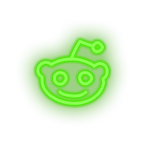 green 275_reddit_logo led neon factory