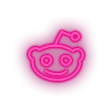 Load image into Gallery viewer, pink 275_reddit_logo led neon factory