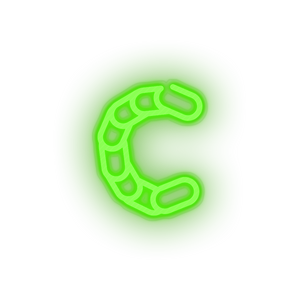 green 282_chain_coin_coin_crypto_crypto_currency led neon factory