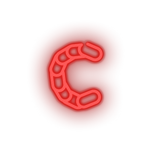 red 282_chain_coin_coin_crypto_crypto_currency led neon factory