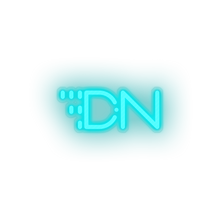 Load image into Gallery viewer, ice_blue 284_digital_note_coin_crypto_crypto_currency led neon factory