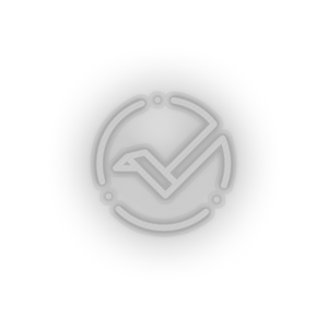 white 288_vertcoin_coin_crypto_crypto_currency led neon factory