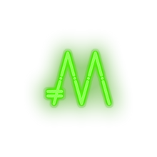 Load image into Gallery viewer, green 289_mona_coin_coin_crypto_crypto_currency led neon factory