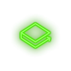 green 293_coin_crypto_crypto_currency_lbry_credits led neon factory