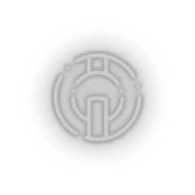 Load image into Gallery viewer, white 294_io_coin_coin_crypto_crypto_currency led neon factory