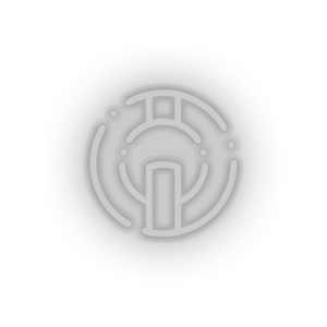 white 294_io_coin_coin_crypto_crypto_currency led neon factory