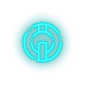 ice_blue 294_io_coin_coin_crypto_crypto_currency led neon factory