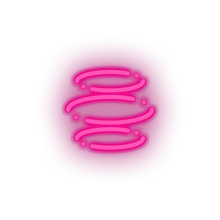 Load image into Gallery viewer, pink 295_e_dinar_coin_crypto_crypto_currency led neon factory