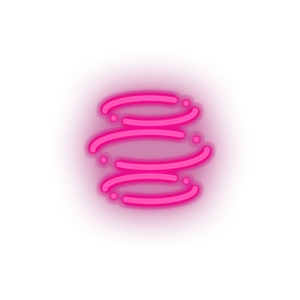 pink 295_e_dinar_coin_crypto_crypto_currency led neon factory