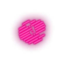 Load image into Gallery viewer, pink 299_factom_coin_crypto_crypto_currency led neon factory