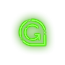 Load image into Gallery viewer, green 301_game_credits_coin_crypto_crypto_currency led neon factory