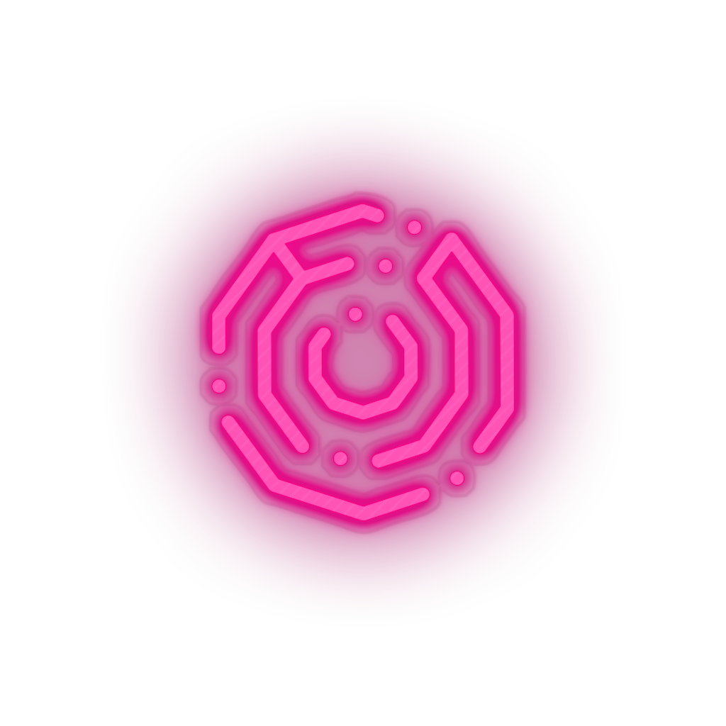 Komodo Coin neon sign