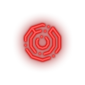 red 302_komodo_coin_crypto_crypto_currency led neon factory
