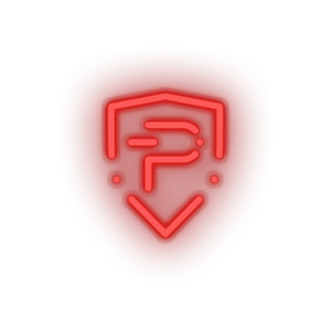 red 303_pivx_coin_crypto_crypto_currency led neon factory