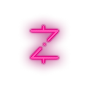 pink 307_z_cash_coin_crypto_crypto_currency led neon factory